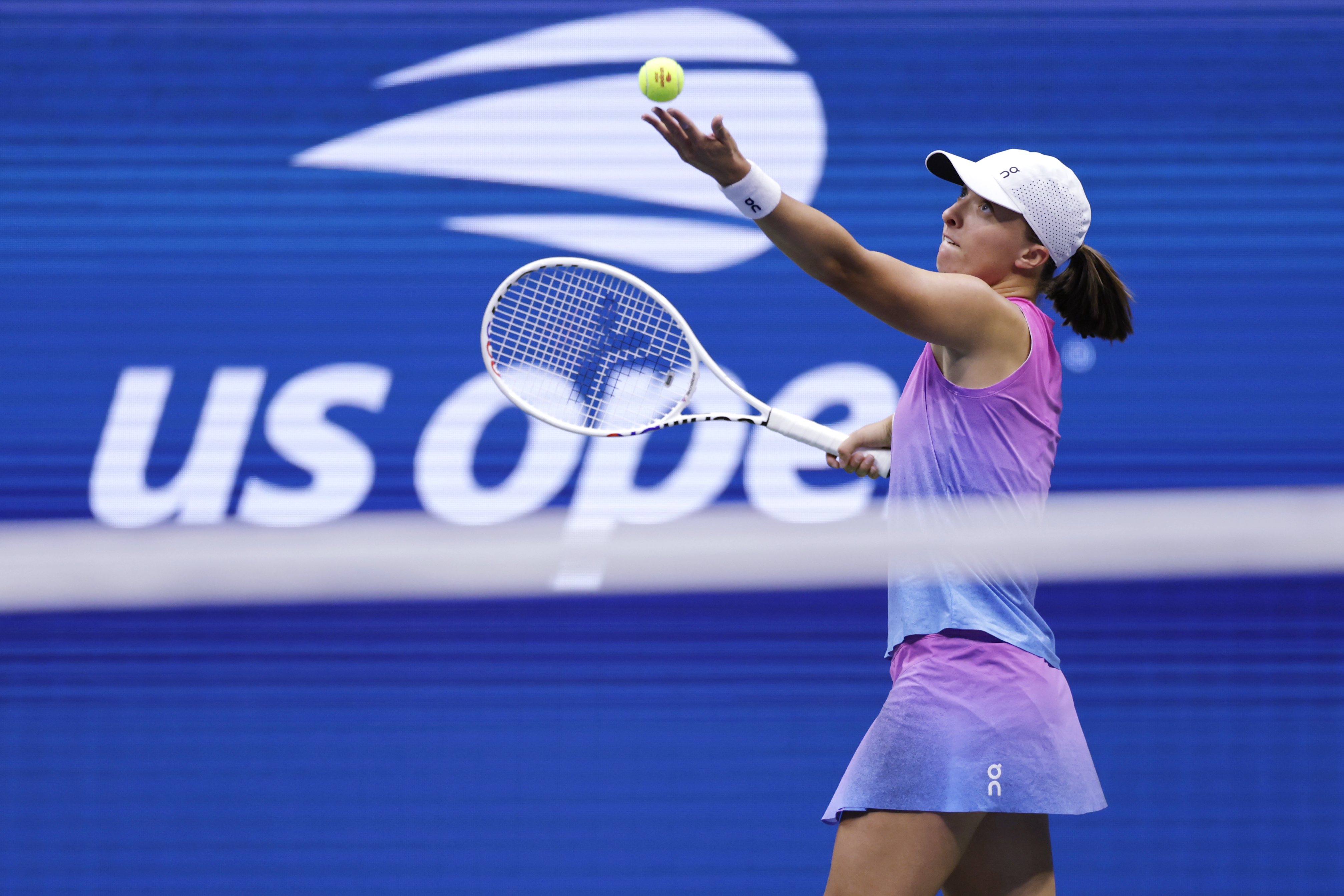 网球女单选手杀进四强